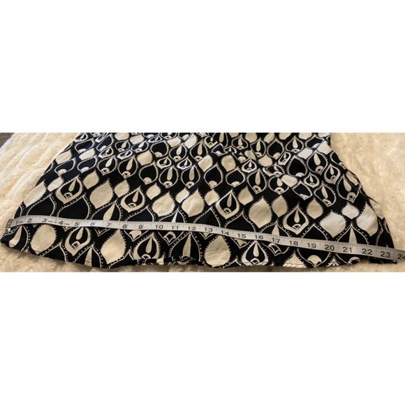 Old Navy Sundress w/Tie Neck Geometric Pattern Cotton Blend Junior's Size M - Picture 6 of 13